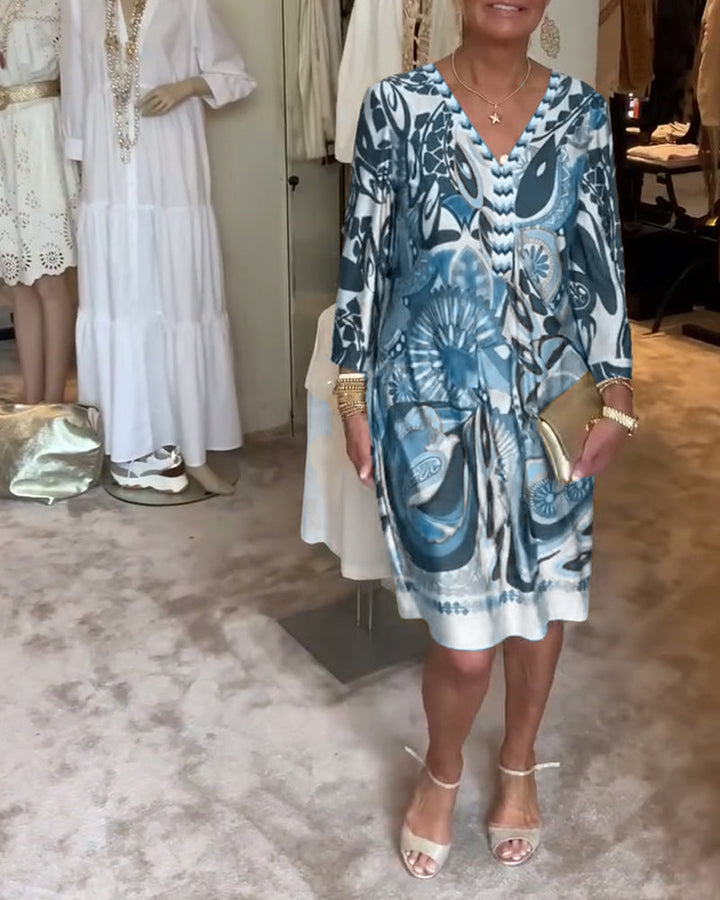 Mariane™ - Vestido con Estampado Vintage