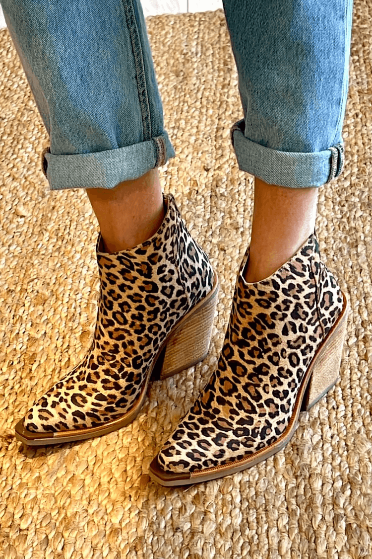 Lila® | Botines con Estampado de Leopardo