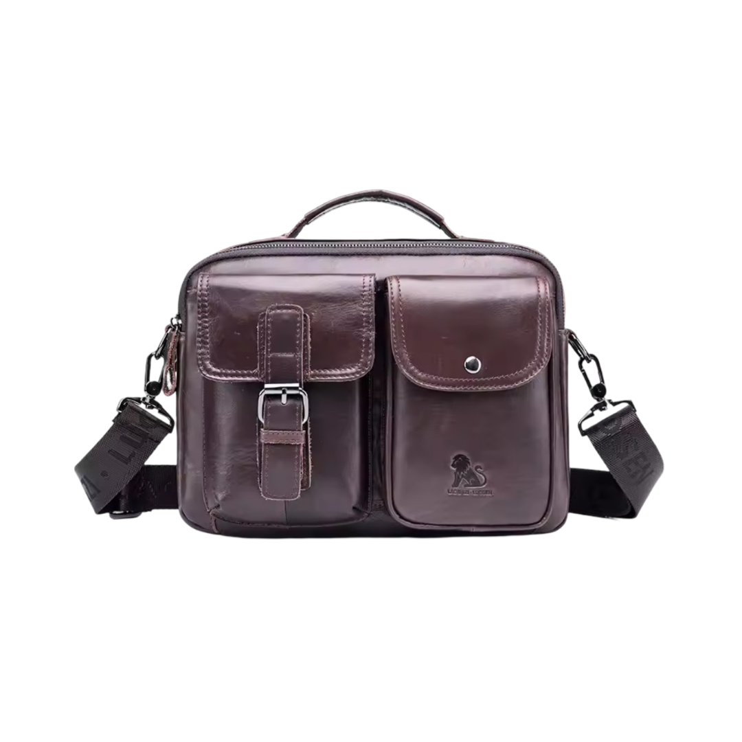 Grady | Bolso Clásico de Cuero para Hombro con Detalle de Hebilla Vintage