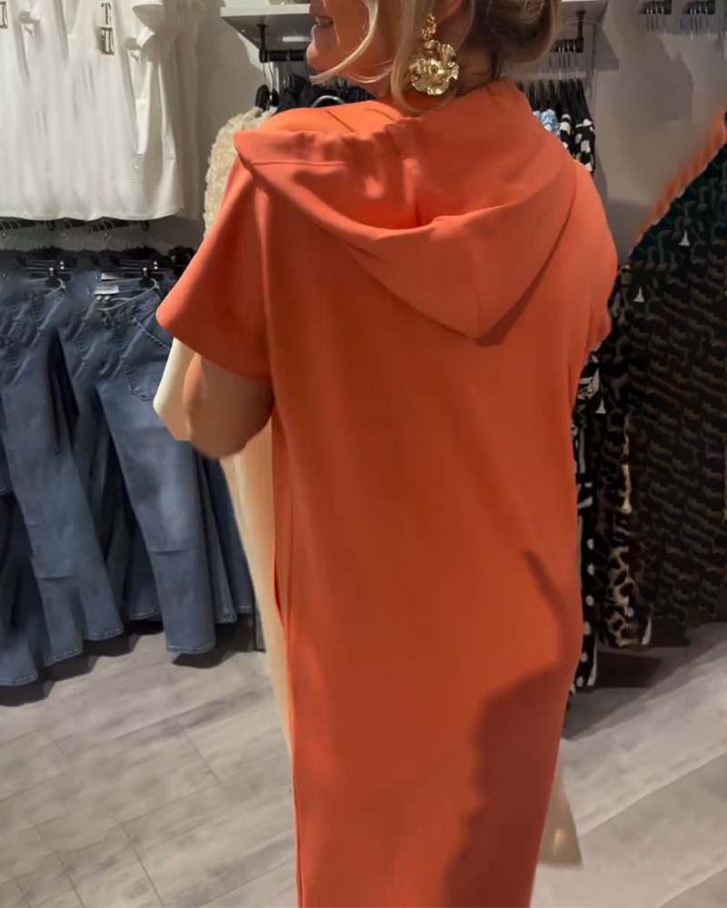 NELU - VESTIDO DE NOCHE CON CAPUCHA