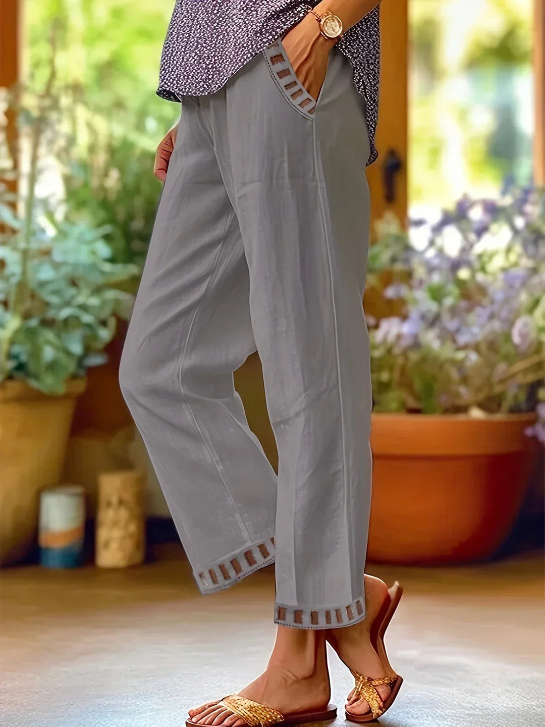 TRIXIE - PANTALONES CORTOS DE LÍNEA MODERNA