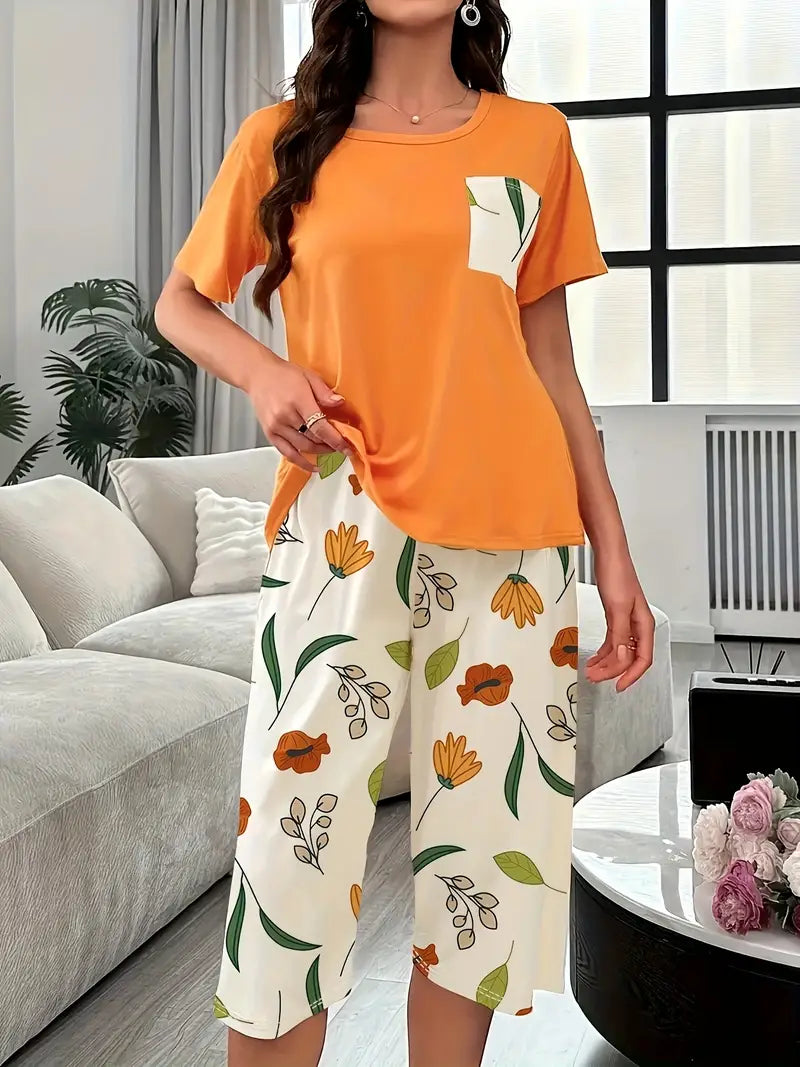 PRINCESSLEA - CONJUNTO CÓMODO DE RELAJACIÓN FLORAL