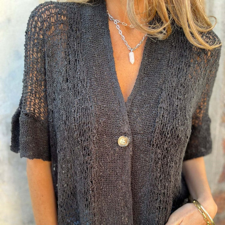 MAISIE - CARDIGAN DE PUNTO DE TEJIDO ABIERTO