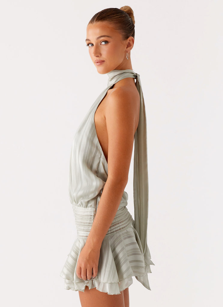 NERIAH - VESTIDO MINI ELEGANTE DE CHIFÓN
