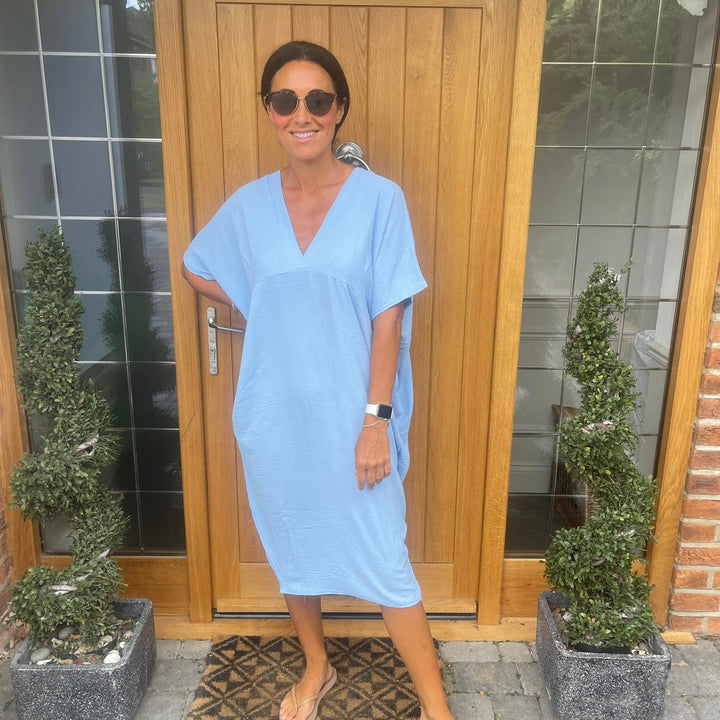 TANYA - VESTIDO MAXI CON ESCOTE EN V
