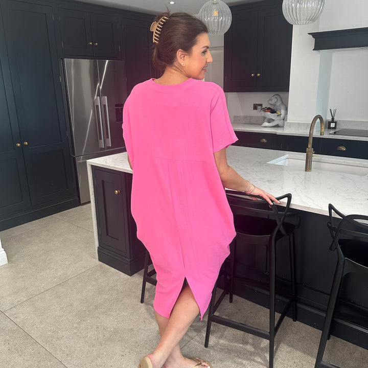 TANYA - VESTIDO MAXI CON ESCOTE EN V