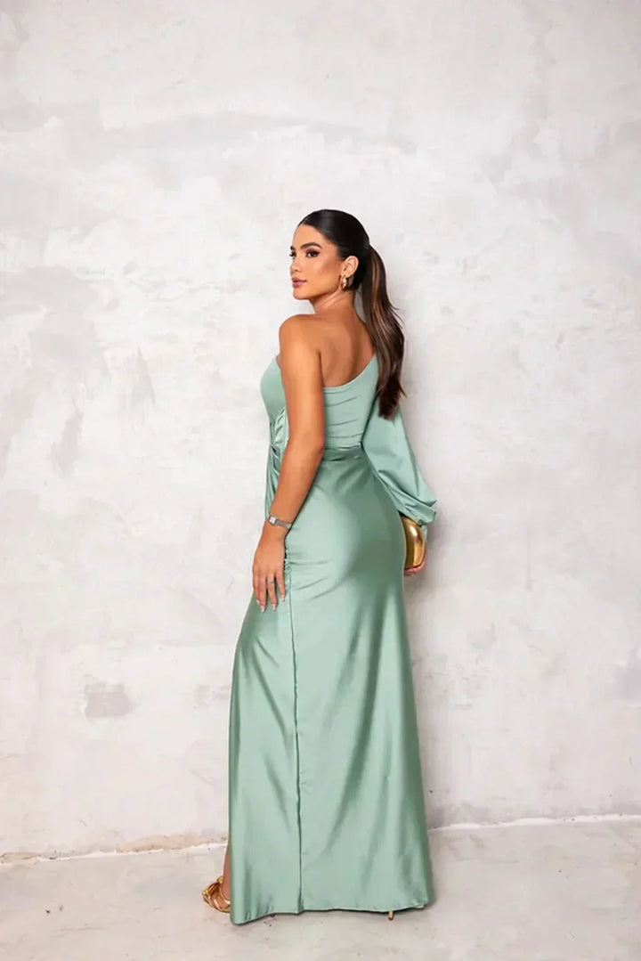 Alison - Vestido Maxi Elegante con Abertura
