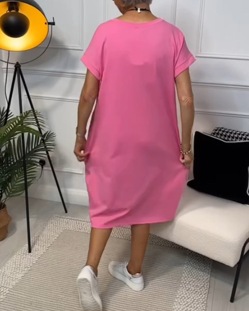 Iris™ - Vestido elegante de manga corta