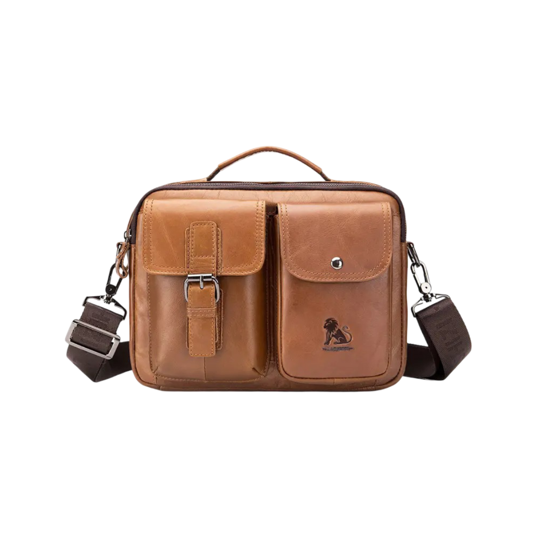 Grady | Bolso Clásico de Cuero para Hombro con Detalle de Hebilla Vintage
