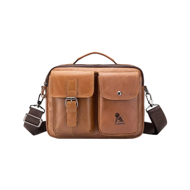 Grady | Bolso Clásico de Cuero para Hombro con Detalle de Hebilla Vintage