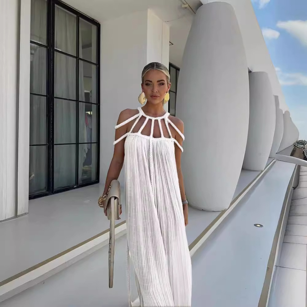 ROYALTY - VESTIDO MAXI MODERNO Y SOFISTICADO