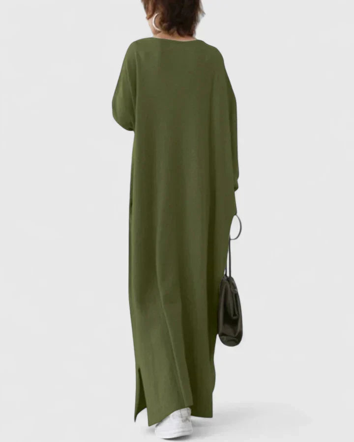 GRAZEL – VESTIDO MAXI CLÁSICO GLAMOUR