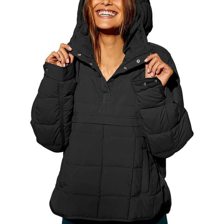 LALA – CHAQUETA OVERSIZED CON CAPUCHA SOFT EMBRACE