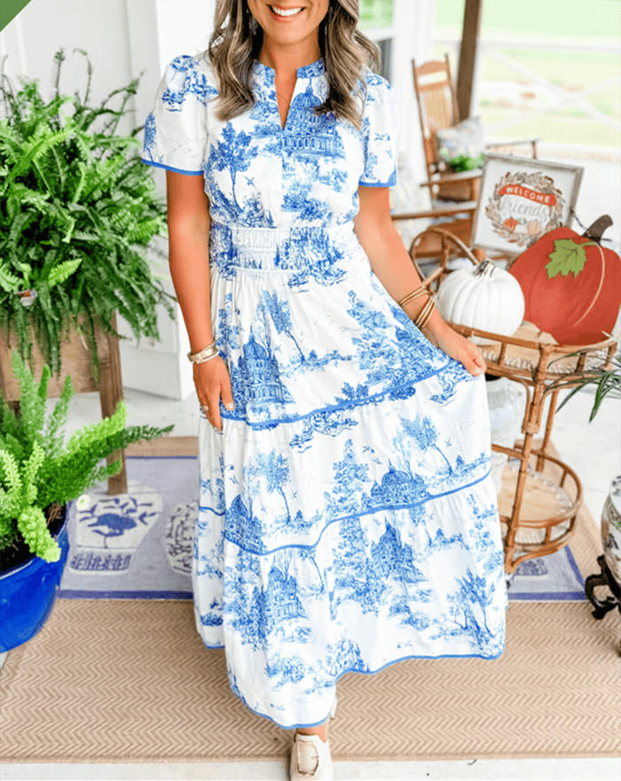 Elenire™ - Vestido Maxi Clásico con Encanto para Mujer