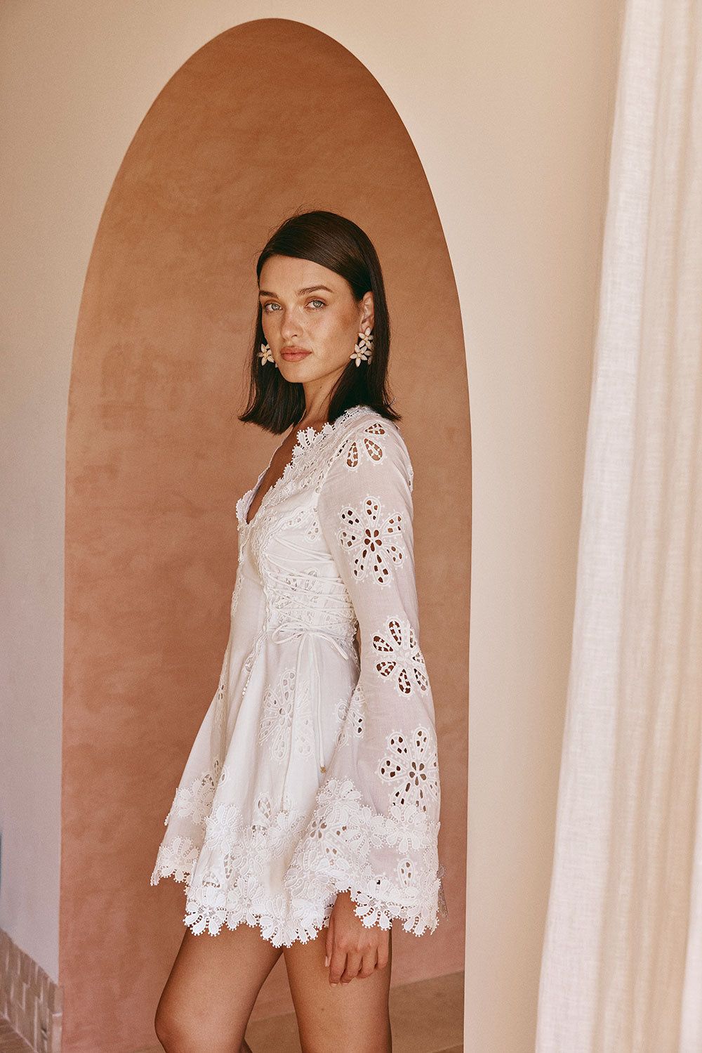 HADLEIGH - VESTIDO SOÑADOR DE ALGODÓN BORDADO