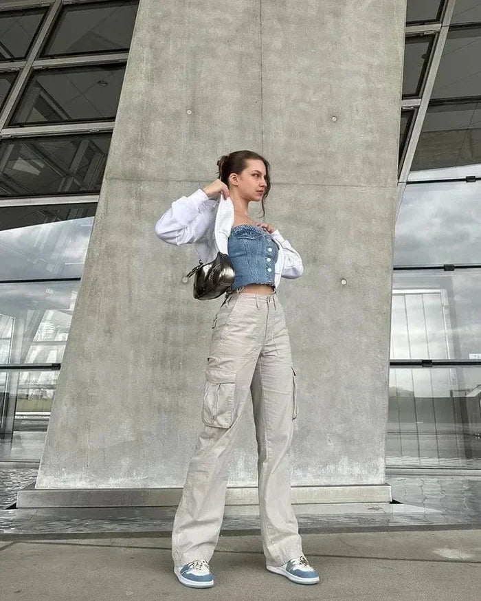 JUNIPER - PANTALONES CARGO FLEX RECTOS
