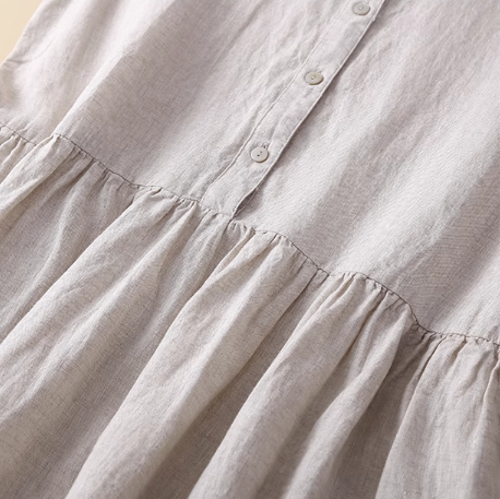 NAV - VESTIDO DECLARACIÓN MINIMALISTA DE ALGODÓN