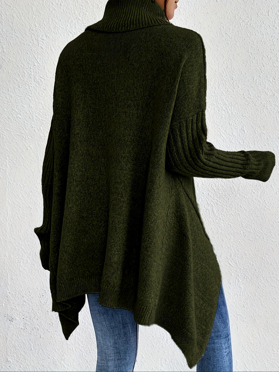 Isla | Suéter Oversized de Cuello Alto