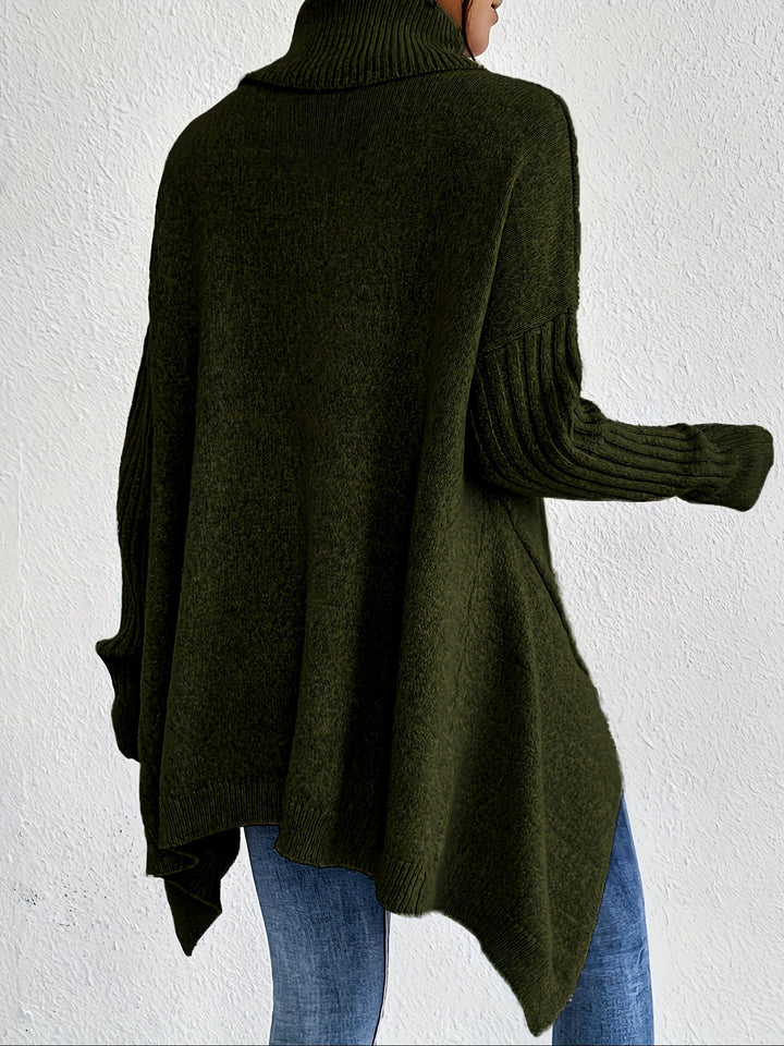 Isla | Suéter Oversized de Cuello Alto