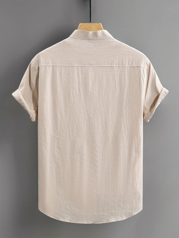MARCO - CAMISA CLÁSICA DE ALGODÓN CON BOLSILLO