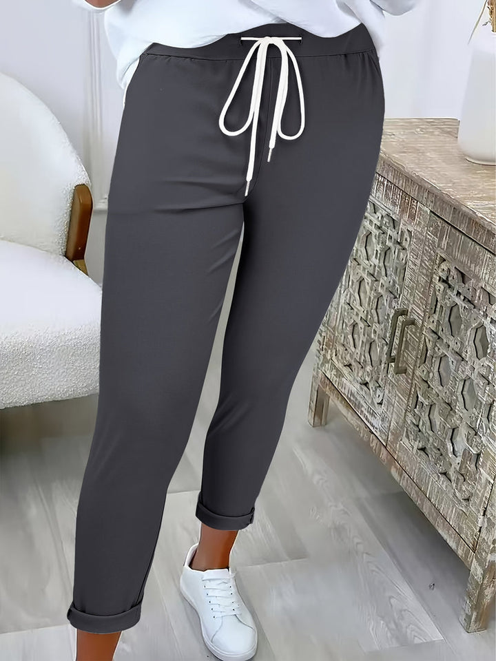 JAMIE - PANTALONES RELAJADOS CON CORDÓN
