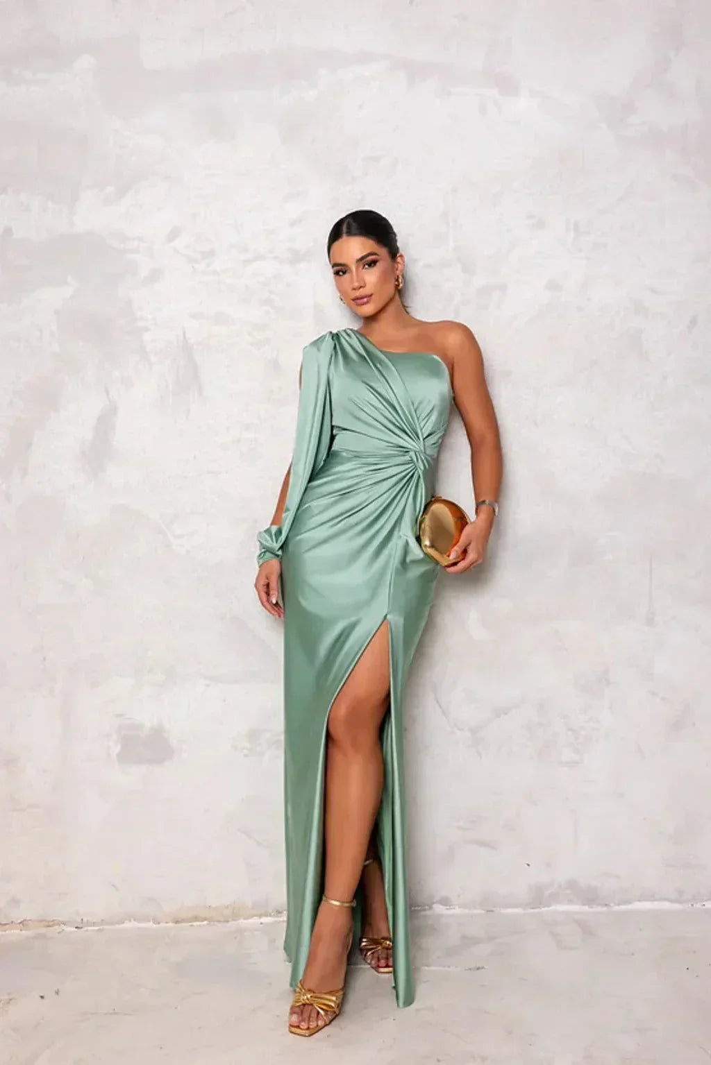 Alison - Vestido Maxi Elegante con Abertura