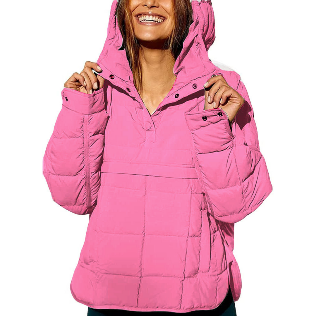 LALA – CHAQUETA OVERSIZED CON CAPUCHA SOFT EMBRACE