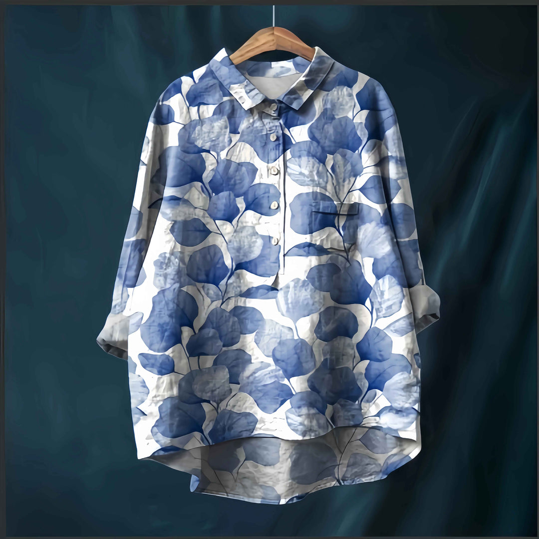 Brigitte | Camisa con Estampado de Peces
