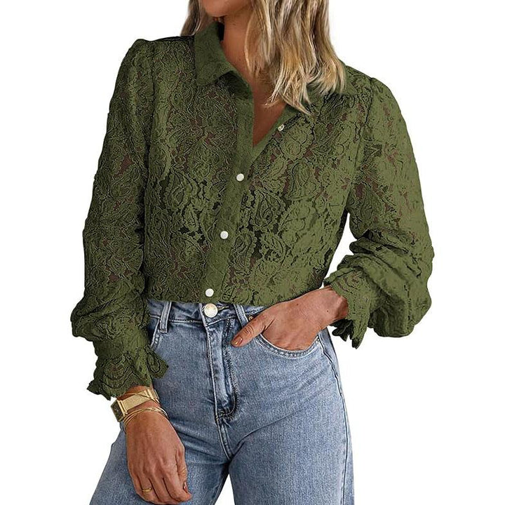 CAMELIA - BLUSA ROMÁNTICA DE MANGA SUAVE