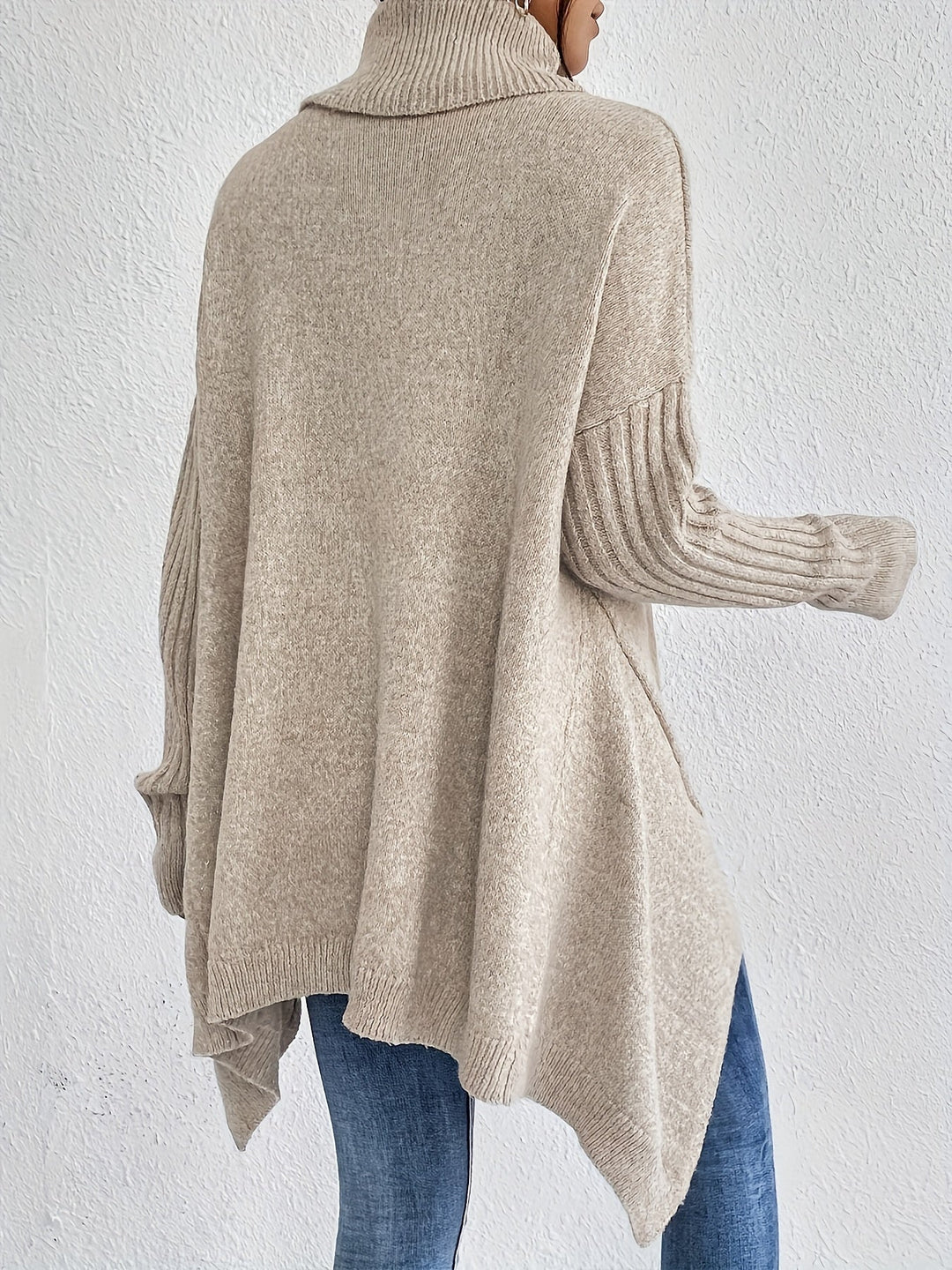 Isla | Suéter Oversized de Cuello Alto