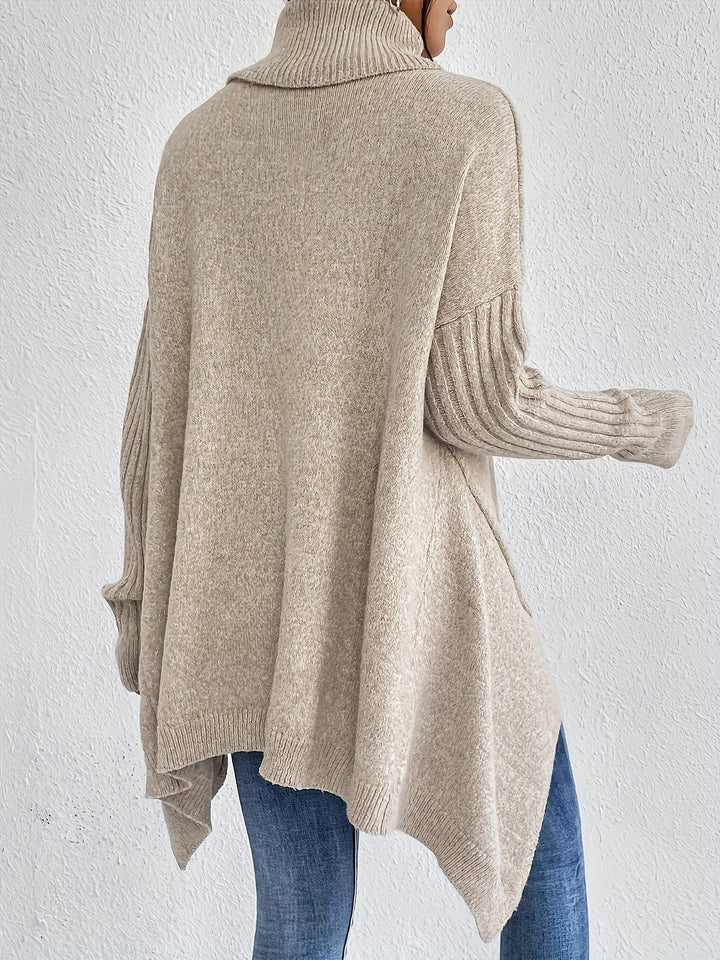 Isla | Suéter Oversized de Cuello Alto