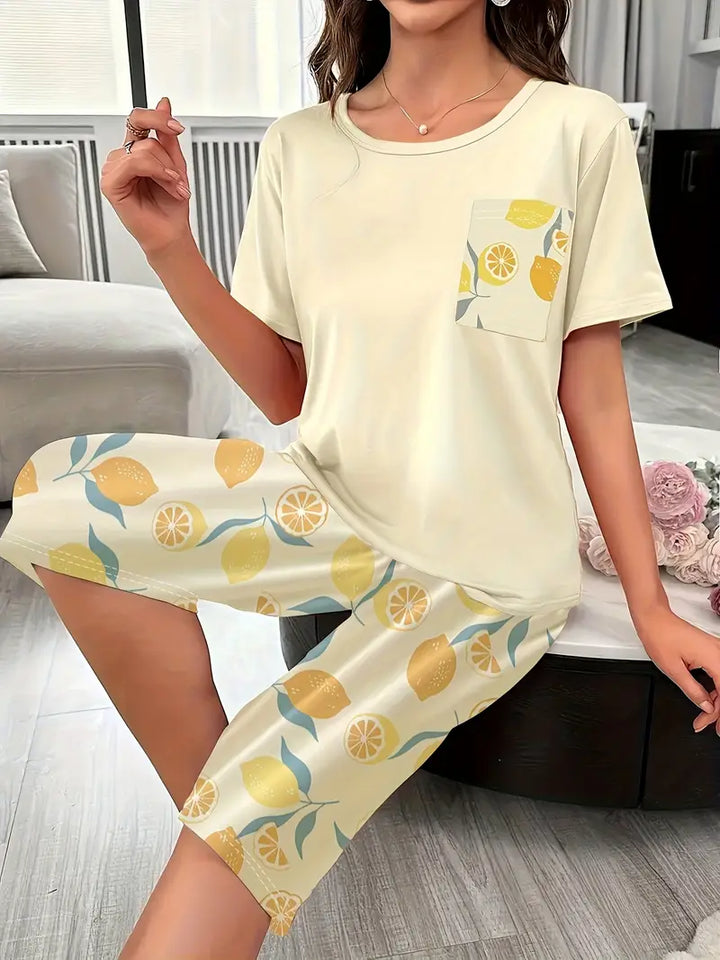 PRINCESSLEA - CONJUNTO CÓMODO DE RELAJACIÓN FLORAL