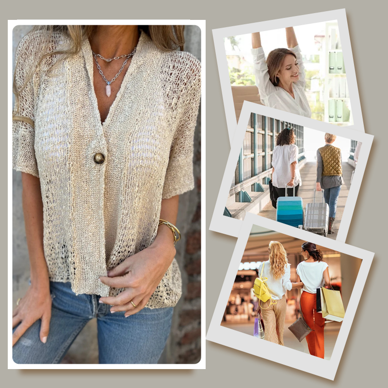 MAISIE - CARDIGAN DE PUNTO DE TEJIDO ABIERTO