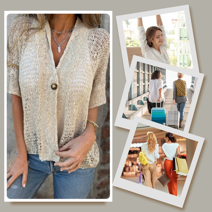 MAISIE - CARDIGAN DE PUNTO DE TEJIDO ABIERTO