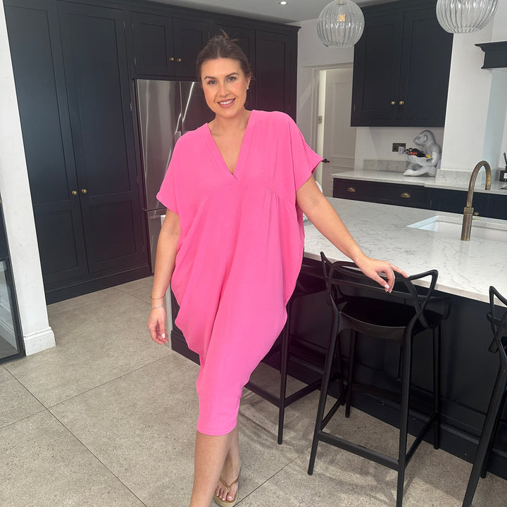 TANYA - VESTIDO MAXI CON ESCOTE EN V