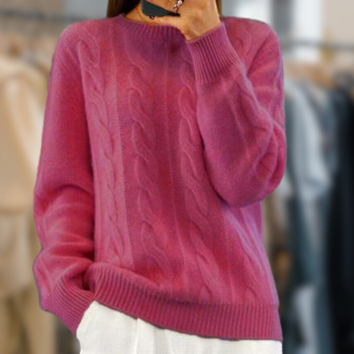 Charlotte™ - Suéter Suave de Cachemira Tejido
