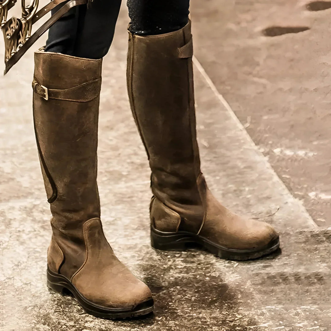 Botas de Nieve para Montar en Invierno | Cuero Impermeable Aislado