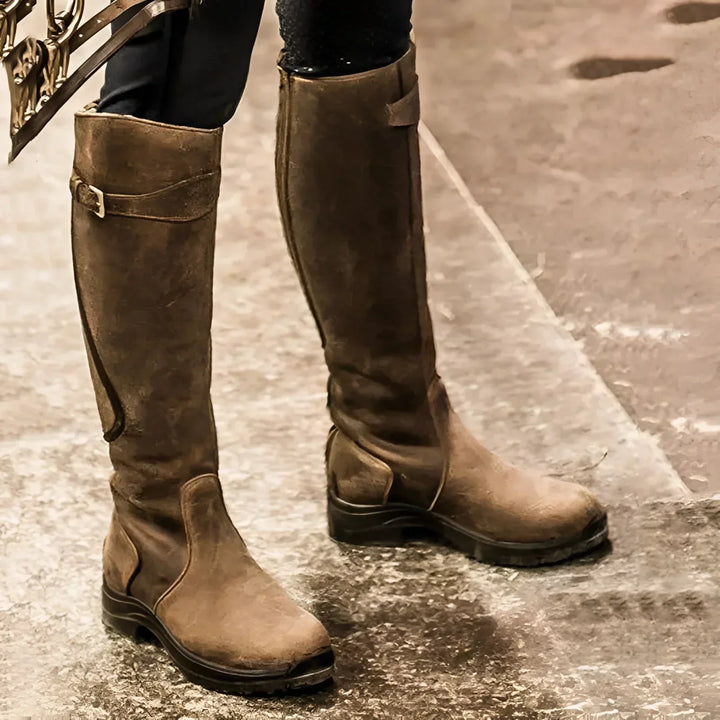 Botas de Nieve para Montar en Invierno | Cuero Impermeable Aislado