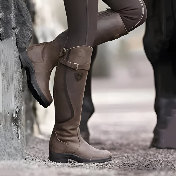 Botas de Nieve para Montar en Invierno | Cuero Impermeable Aislado