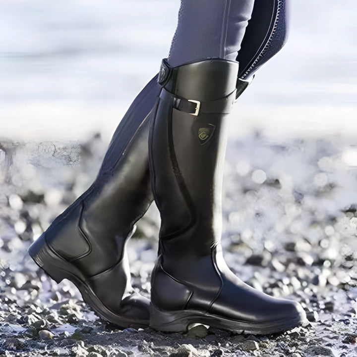 Botas de Nieve para Montar en Invierno | Cuero Impermeable Aislado