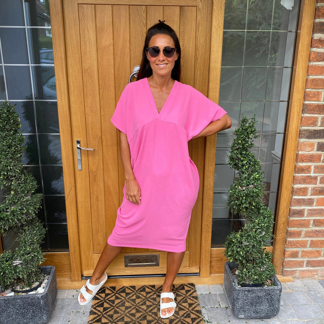 TANYA - VESTIDO MAXI CON ESCOTE EN V
