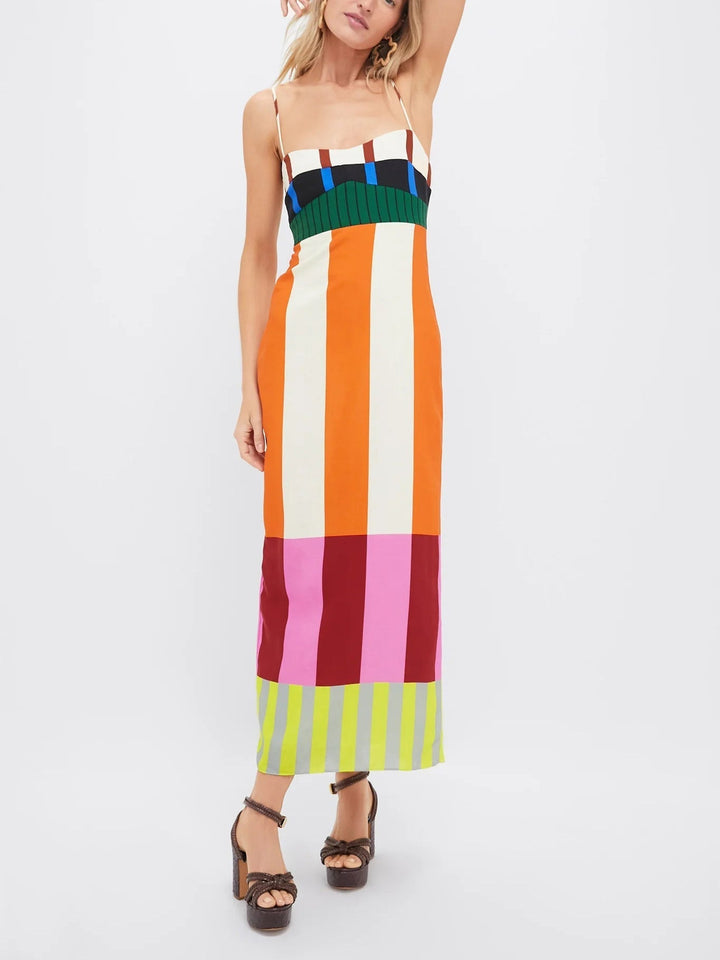 JULIETA - VESTIDO MAXI BOHO DE CAPAS SIENNA BLOOM