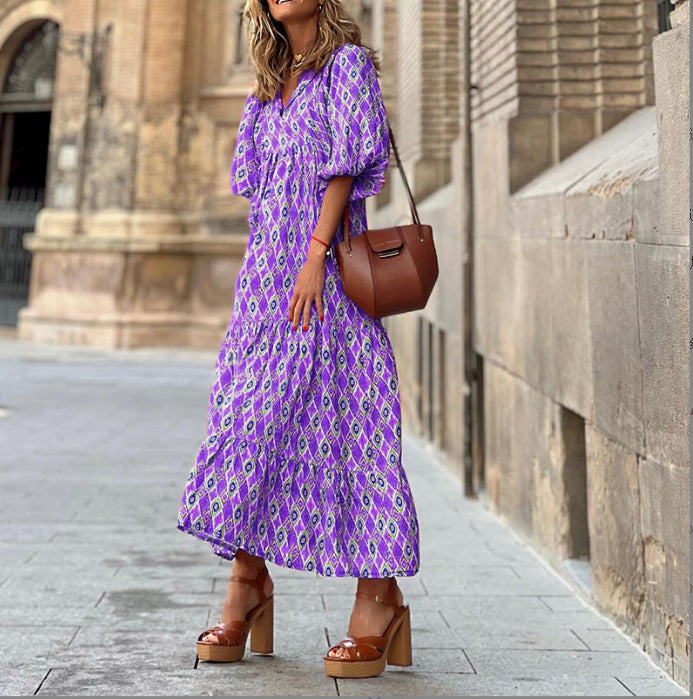 PATSI - VESTIDO CON HOMBROS ABULLONADOS