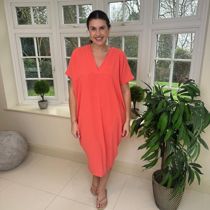 TANYA - VESTIDO MAXI CON ESCOTE EN V