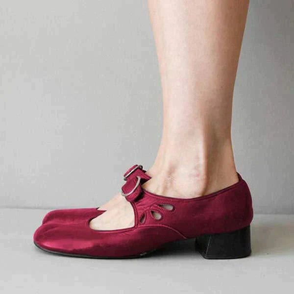 SHELLEY - ZAPATOS ORTOPÉDICOS DE CUERO CON HEBILLA