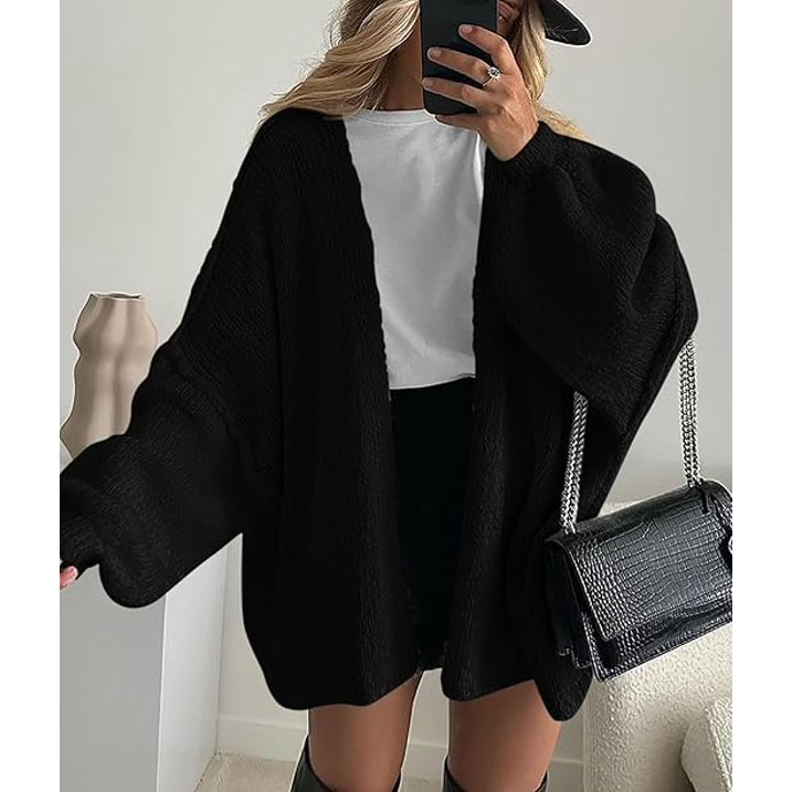 ALIYAH - CARDIGAN MAXI DE PUNTO ELEGANTE Y CÁLIDO