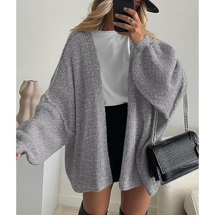 ALIYAH - CARDIGAN MAXI DE PUNTO ELEGANTE Y CÁLIDO