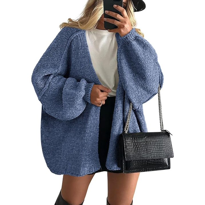 ALIYAH - CARDIGAN MAXI DE PUNTO ELEGANTE Y CÁLIDO