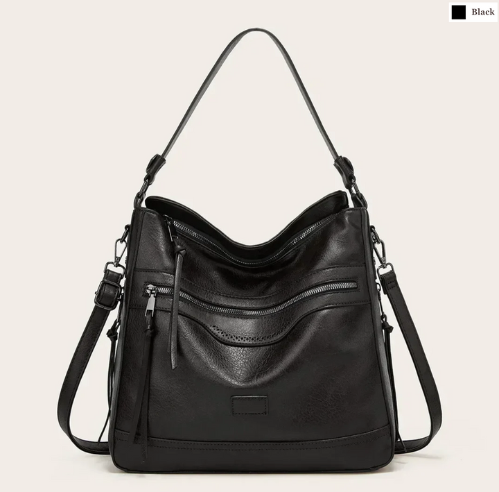 GAIL - BOLSO DE HOMBRO DE CUERO CON ENCANTO VINTAGE