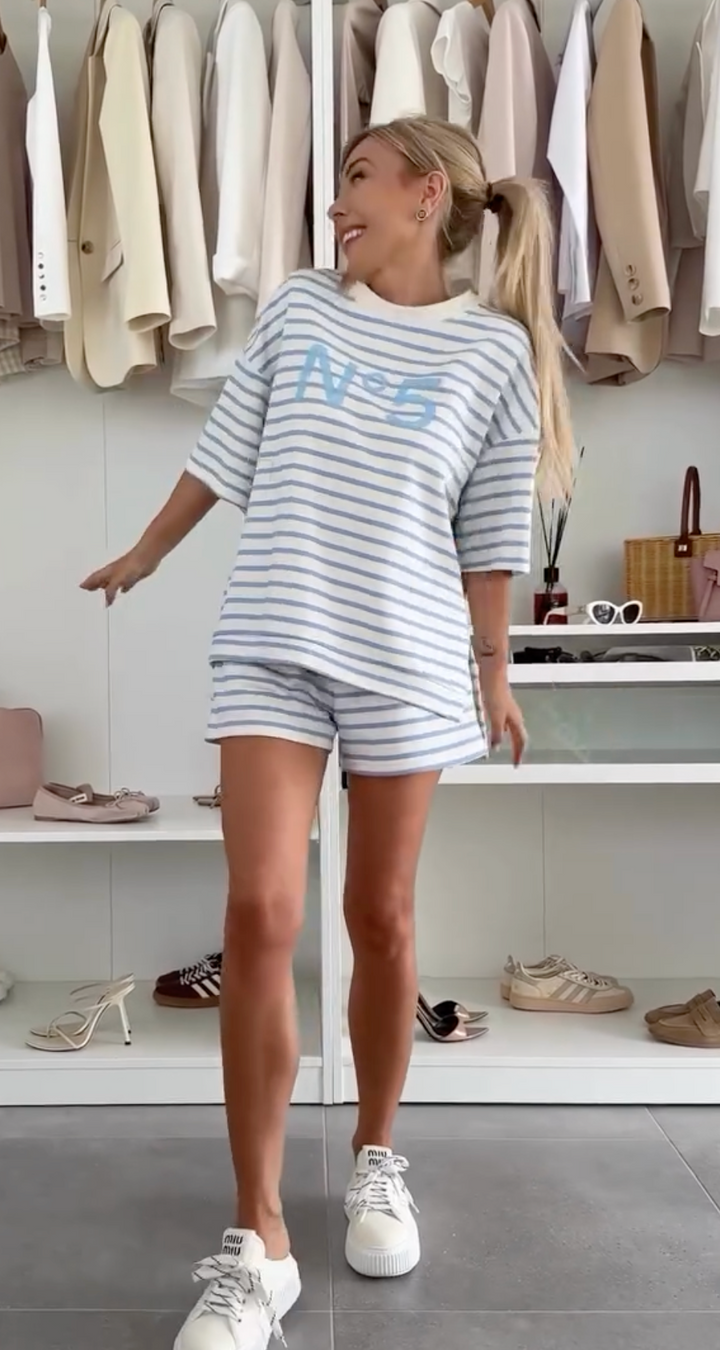 DONY - CONJUNTO RAYADO DE VERANO ATEMPORAL